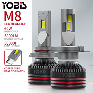 יוביס הטוב ביותר h7 h1 h4 לרכב <span class=keywords><strong>led</strong></span> פנס מנורת נורה 120w אור גבוה אור נמוך נורה לרכב