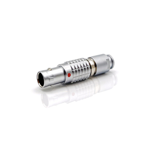 Fgg yumurta uyumlu dairesel kendinden kilitleme tıbbi bağlantı kablosu Metal kabuk 4 5 Pin 1B serisi itme çekme dişi konnektör - Product Image 4