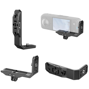 Insta360 X4 eylem kamera aksesuarları kiti L braketi dikey yatay anahtarlama Tripod ile iki uçlu bağlayıcı - Product Image 1