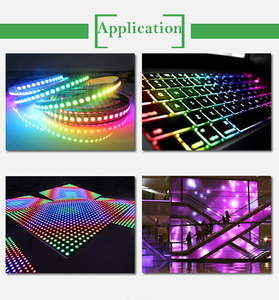 Tira de luces Led Rgb a granel, controlador Rgbw Wifi Smd Dream 5V Ws2812B, 5M, 50 cuerdas, 144