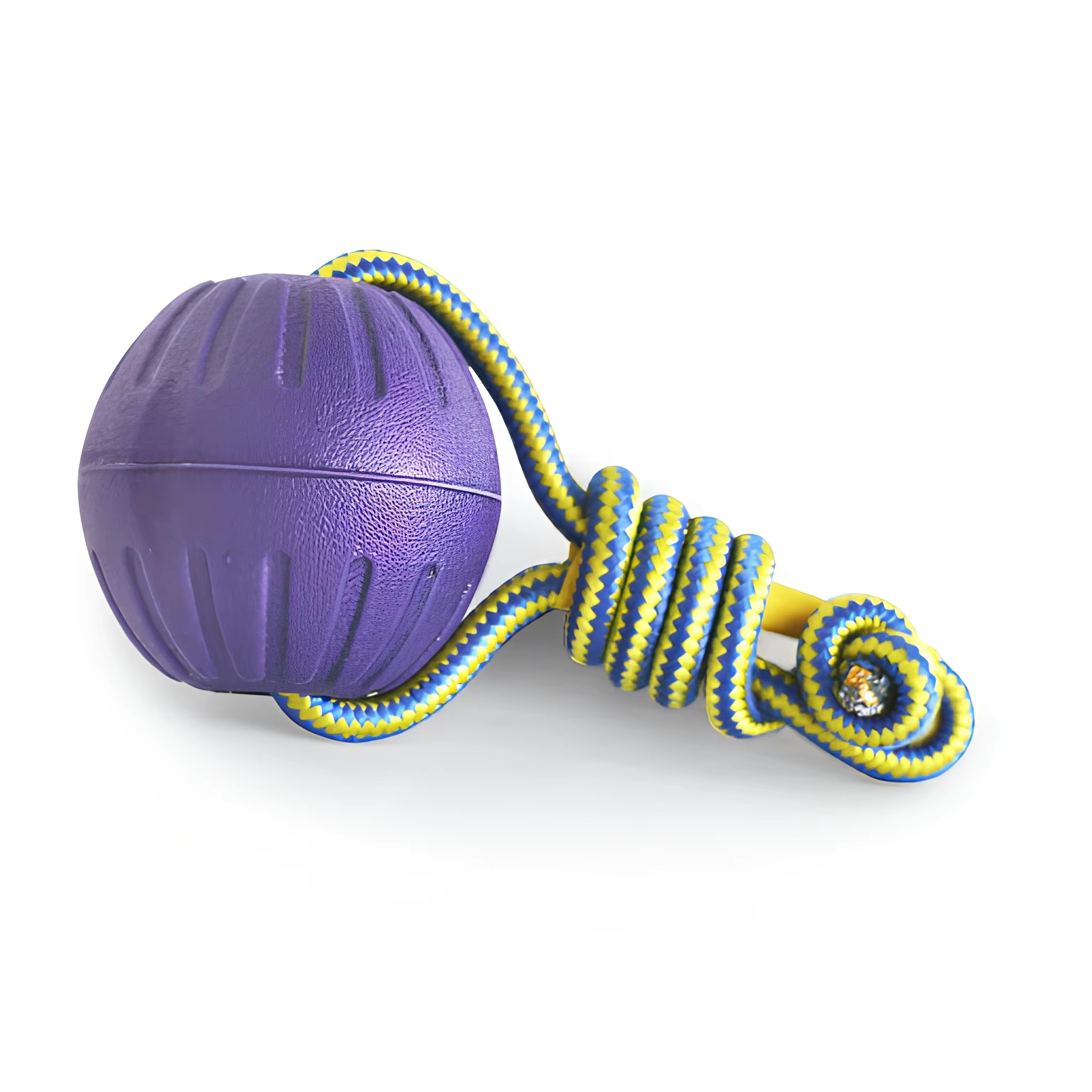 Palla viola con corda
