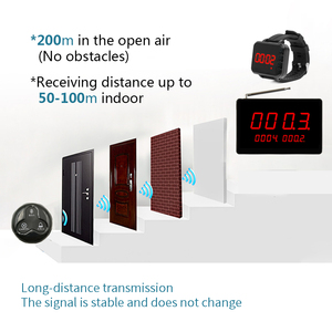 Không dây hệ thống gọi điện thoại nhà hàng thực phẩm cà phê Cửa hàng số Hệ thống gọi điện thoại - Product Image 3