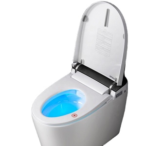 Euro Style Electronic Toilet Auto Flushing Remote Control Smart Toilet with <strong>Bidet</strong> - Product Image 1