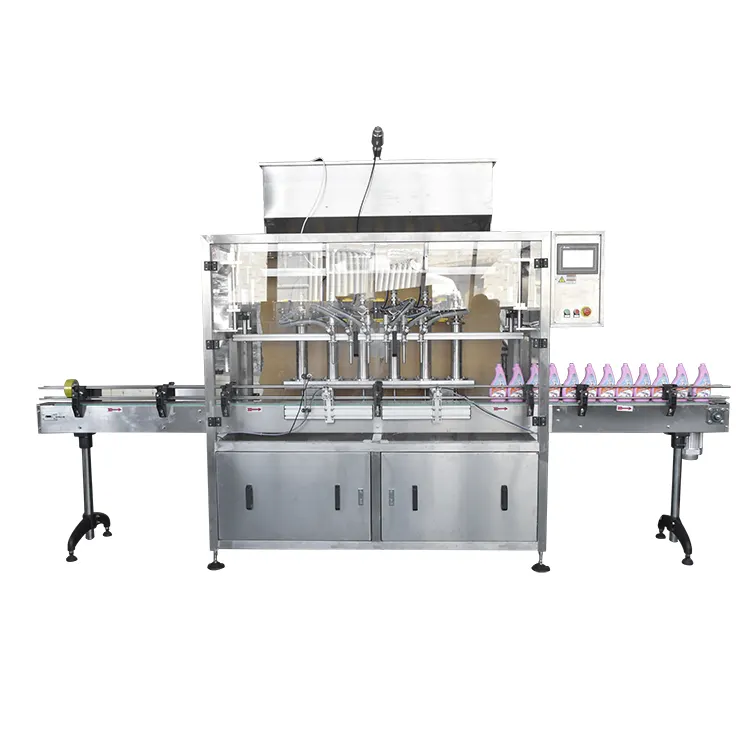 Máquina automática de llenado de aceite de cocina, máquina de llenado de 6 cabezales y embotellado de aceite de oliva, en venta