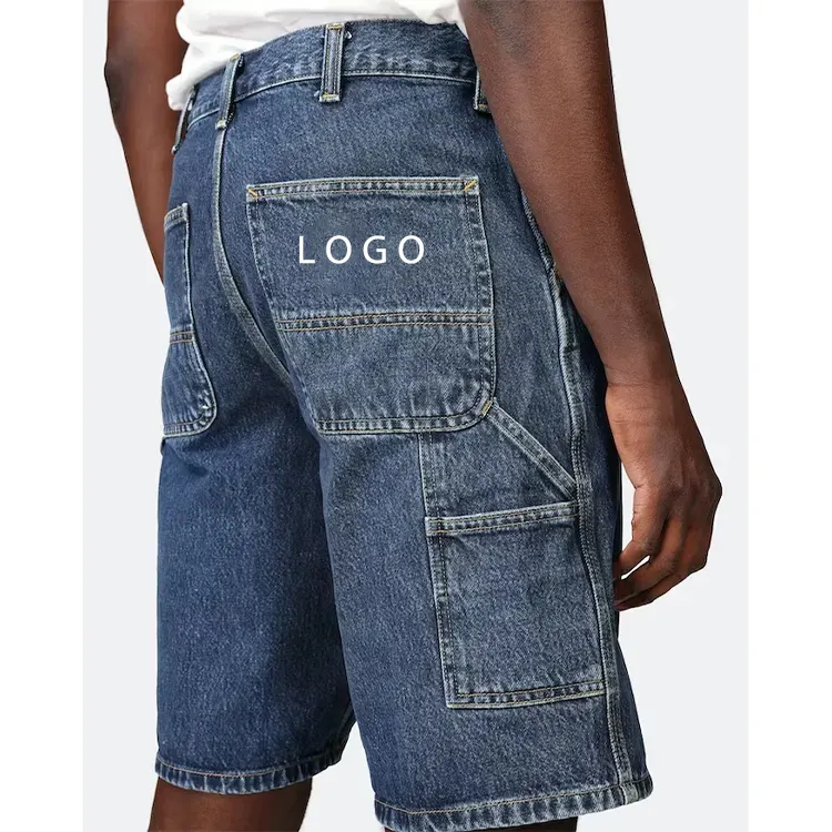 Pantalones cortos de mezclilla para hombre, ropa de calle masculina con diseño personalizado de jorts y hortas, estilo informal, 2023