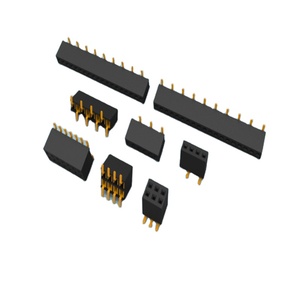 SCONDAR FH2.54*8.5 S/T 1x5Pin DIP:3.2 มม.แถวเดียว ST หัวหญิงชุบทอง - Product Image 1
