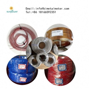 Tolerancias estándar y código de color tipo K, cable de extensión de termopar KX-FG/FG-2 * 24AWG con excelente capacidad - Product Image 6