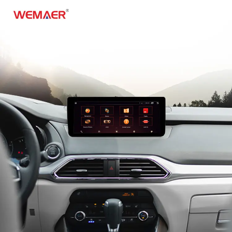 Wemaer 12.3Inch Oem Car Camera System Navigation Hd Android Screen Auto Electronics Parking Monitor Car Dvd Player 360 Camera