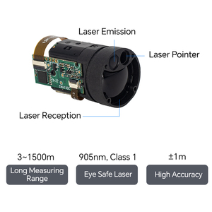 Sensor Lidar de rango súper largo 1200m UART TTL Módulo de distancia láser serie TOF Sensor de distancia láser - Product Image 3