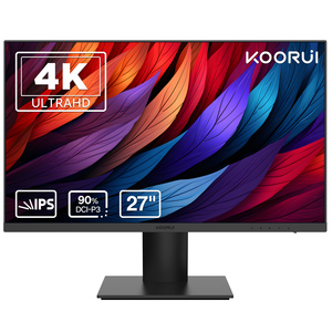 Koorui Factory Price Pc Monitor for Business <strong>Use</strong> 27 Inch 4K UHD(3840x2160) IPS Ultra-Thin 90% DCI-P3 HDR 10 <strong>Computer</strong> Monitor - Product Image 1