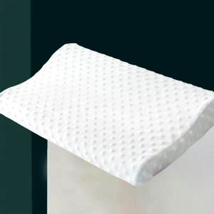 Cao su Gối bọt thoáng khí tốt nhất hình dạng sóng Bộ nhớ Gối cao su chất lượng cao sâu ngủ cổ bảo vệ bộ nhớ cao su giường gối - Product Image 1