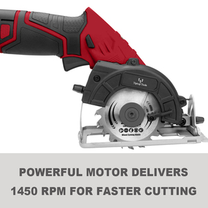Li-ion Battery Operated Power Tool Hand-held 85mm Mini Electric Cordless Circular <strong>Saw</strong> with LED Factory <strong>Best</strong> Price 12V <strong>DIY</strong> Null - Product Image 6