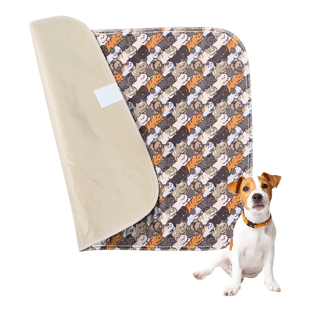 Famicheer-almohadilla absorbente lavable para perros, almohadilla de entrenamiento de orina para orinal