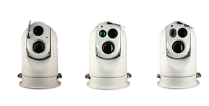 Detección de vehículos de personas inteligentes AI Cámara PTZ multisensor Cámara PTZ térmica biespectro de largo alcance para Defensa Perimetral - Product Image 3