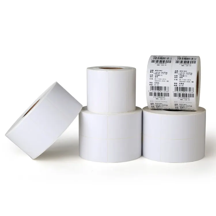 Rollo de papel autoadhesivo, 90x50x1000, etiqueta autoadhesiva térmica