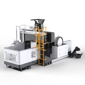מרכז עיבוד שבבי מסוג gantry עמיד <span class=keywords><strong>5</strong></span> צירים לחיתוך כבד