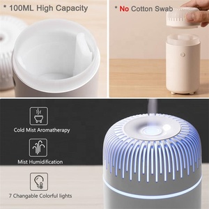 เครื่องกระจายน้ำหอมปรับอากาศในรถยนต์แบบ USB ขนาดเล็กพกพาได้เครื่องเพิ่มความชื้นน้ำมันหอมระเหยเครื่องพ่นไอน้ำสำหรับบ้านสำนักงานห้องนอนรถ - Product Image 6
