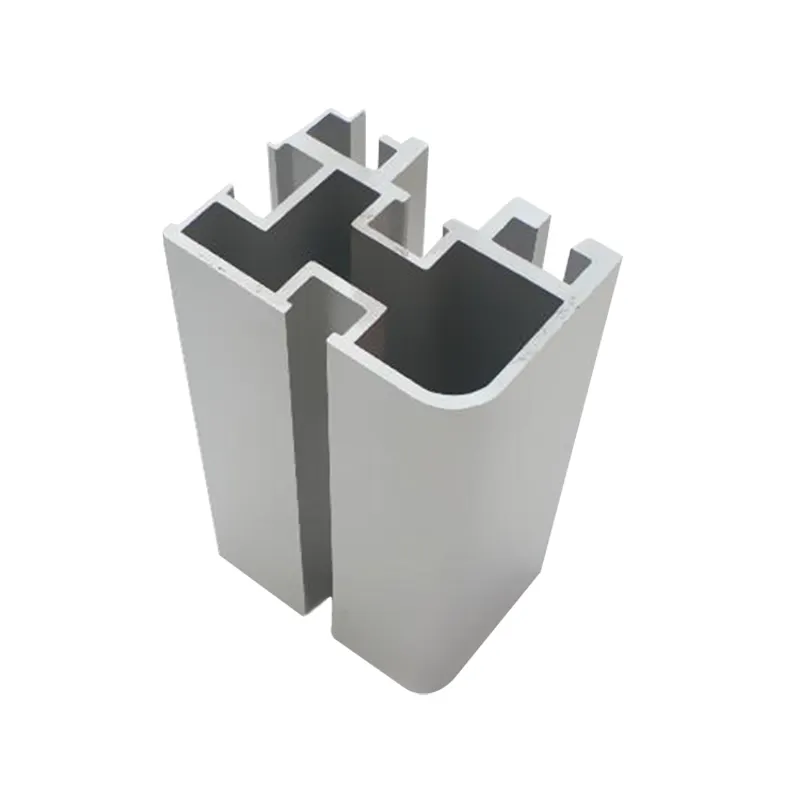 Perfil de marco de aleación de aluminio extruido con ranura en T anodizado perfil industrial de extrusión de aluminio