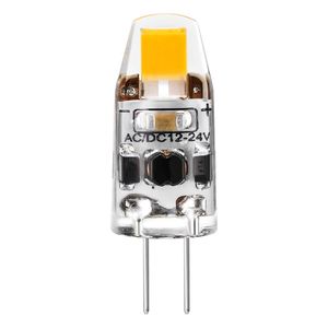 G4 LED ışık ampuller kısılabilir AC/DC 12V 24V bi-pin LED ampul silikon 3000K 4000K 6000K LED mum ışığı g4 taban şeffaf kabuk - Product Image 1