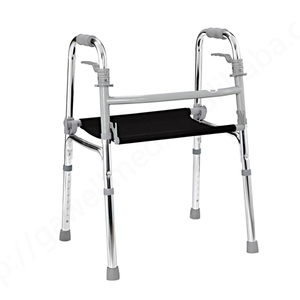 Walker Rollator con asiento para ancianos WALKER PLEGABLE para adultos Andador de aluminio de altura ajustable - Product Image 1