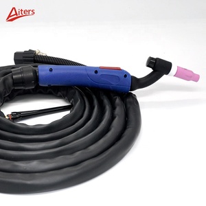 Đèn hàn TIG WP17 <span class=keywords><strong>Argon</strong></span> dài 4M, tay cầm <span class=keywords><strong>Trafimet</strong></span>, làm mát bằng khí, bộ đèn hàn hoàn chỉnh WP17 - Product Image 4