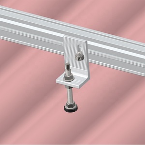 L ayak kiti Metal çatı üst güneş montaj braketleri sistemi GÜNEŞ PANELI portbagaj bağlar - Product Image 4
