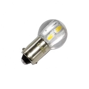 หลอดไฟ LED 4SMD BA9S G15หลอดฮาโลเจนแบบดาบปลายปืนหลอดอะไหล่หลอดไฟกะพริบ BA9S ac/dc 12V - Product Image 1