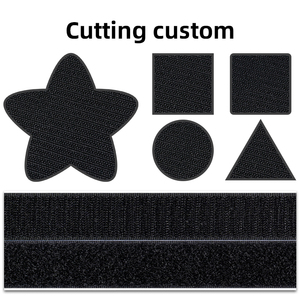 黑色尼龙粘合钩环带重型背衬强力背胶固定家用或办公用安装带 - Product Image 3