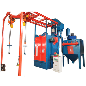 Çift kanca kaynak parçaları yüzey temizleme döküm malzemesi yüksek satış için kumlama makinesi çelik güç tür Motor motoru - Product Image 4
