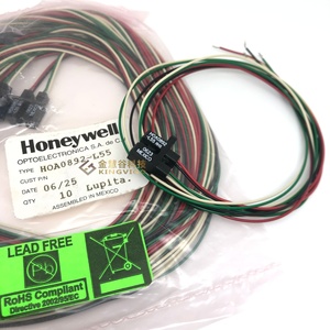 Honeywell HOA0892-L55 <span class=keywords><strong>Sensor</strong></span> óptico reflexivo 5mm Detecção <span class=keywords><strong>IR</strong></span> LED Fototransistor Honeywell Agente Autorizado