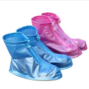Sıcak satış Unisex ayakkabı erkekler ve kadınlar için su geçirmez yağmur çizmeleri kullanımlık ayakkabı kapağı kapakları PVC çevre dostu DS yaz ayakkabı PVC 001 - Product Image 1