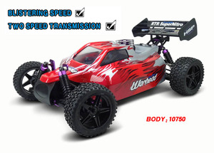 94106 Nitro RC багги 2,4 г 1/10 шкала пульт дистанционного управления автомобиля с высококачественным газовым нитродвигателем включает в себя зарядное устройство для камеры - Product Image 4