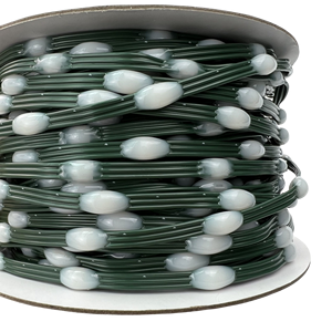 20AWG(0.2sqm2) 3Pin DC12V 1000LEDs 50mm/100mm Pitch WS2811 RGB IC Direccionable LED Pebble Seed Pixel String Light IP67 Cable verde - Product Image 1