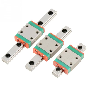 Guía lineal 40mm/55mm/70mm LWL7B Guía de riel lineal en miniatura 7mm de ancho + Herramientas de bloque deslizante Bloque LWL7B Bloque de guía de riel lineal - Product Image 1