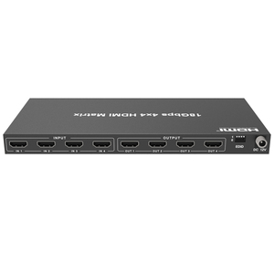 18Gbps 4x4 <strong>HDMI</strong> <strong>Matrix</strong> <strong>Switcher</strong> Support <strong>hdmi</strong> Downscaler with Audio Extractor - Product Image 3