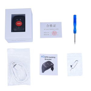 V48手表sos心跳监视器医疗手镯4g全球定位系统跟踪器跌倒检测老年人免费跟踪系统和应用 - Product Image 5