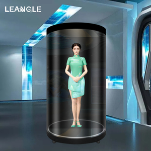 Thiết kế mới thời trang 75 86 inch mini LED hiển thị quảng cáo trong suốt displayer chiếu 3D Hologram Ống - Product Image 3