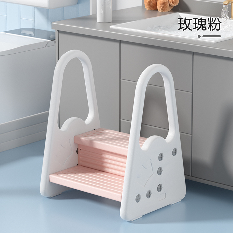 Tabouret d'accoudoir de double decker: rose rose