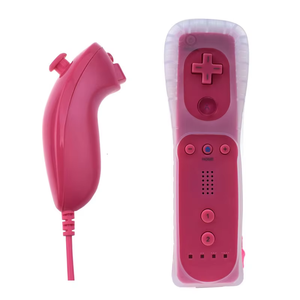 2-in-<strong>1</strong> Joystick Remote Controller with Nunchaku Built-In Motion Plus and Vibration Motor for Nintendo Wii/Wii U Game <strong>Control</strong>
