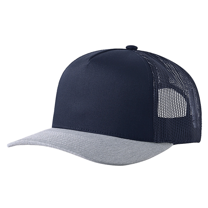 Gris claro moteado + Azul marino oscuro