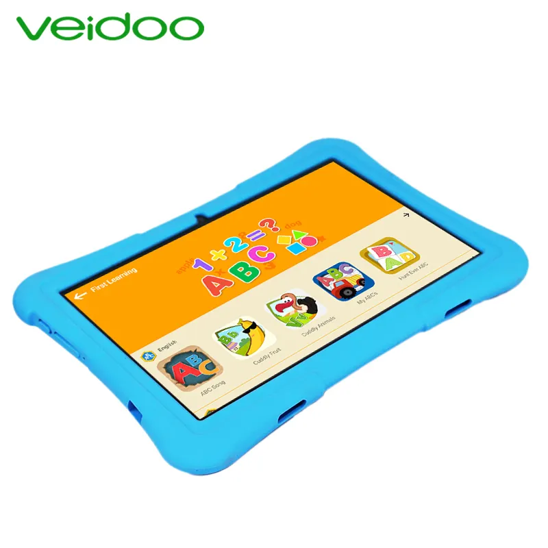 ילדי לוח 10-אינץ HD פעוט Tablet 32GB WiFi למידה Tablet לילדים עם מורה מאושר יישומי ילד-הוכחת מקרה