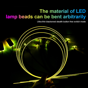 YOBIS fabrika sıcak satış akrilik 18 in1 RGB 14 in 1 10 in 1 6 in 1 ortam Led ışık araba iç ışık şeridi - Product Image 5