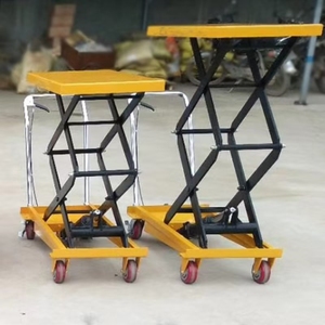 Carrinhos de elevação hidráulicos personalizáveis Mesas elevatórias, plataformas móveis e porta-paletes para cargas pesadas