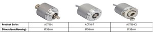 Carcasa de 58mm Salida de señal Pushpull paralela Código gris y codificador absoluto de código binario 5V - Product Image 2