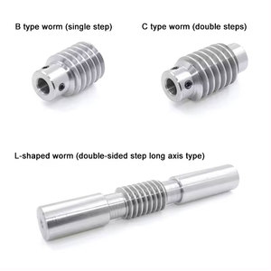 广泛的齿轮组定制0.5M 1M 1.5M 2m钢蜗轮蜗杆轴组 - Product Image 4