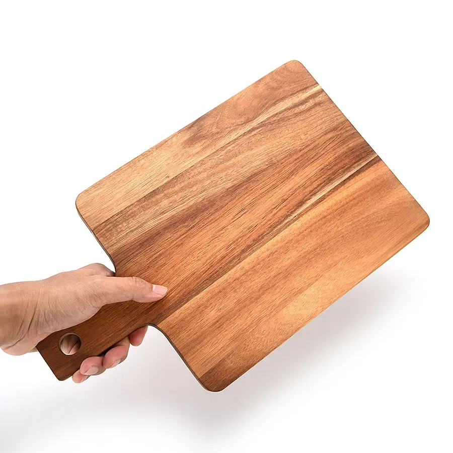 Planche à fromage de service en bois de hêtre, plateau de service épais Unique de 20 cm