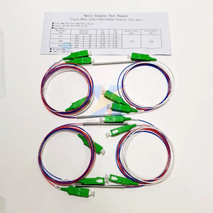 10 ชิ้นไฟเบอร์ออปติก SC APC 1x2 10/90 0.9 มิลลิเมตรแยกอุปกรณ์เสริมไม่สมดุล Coupler ใช้สําหรับ FTTH - Product Image 2