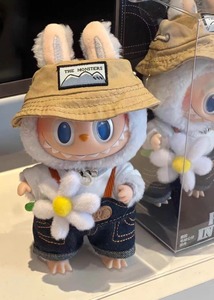 高品质股票创意拉布娃娃马卡龙装订盒Popmarts时尚游戏聚氯乙烯拉布盲盒图儿童玩具礼品