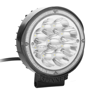 High Power 15W 10-30V 9 <strong>LEDs</strong> 4x4 OFF-road Round <strong>LED</strong> Work Light for Trucks Trailers Excavators SUV - Product Image 2
