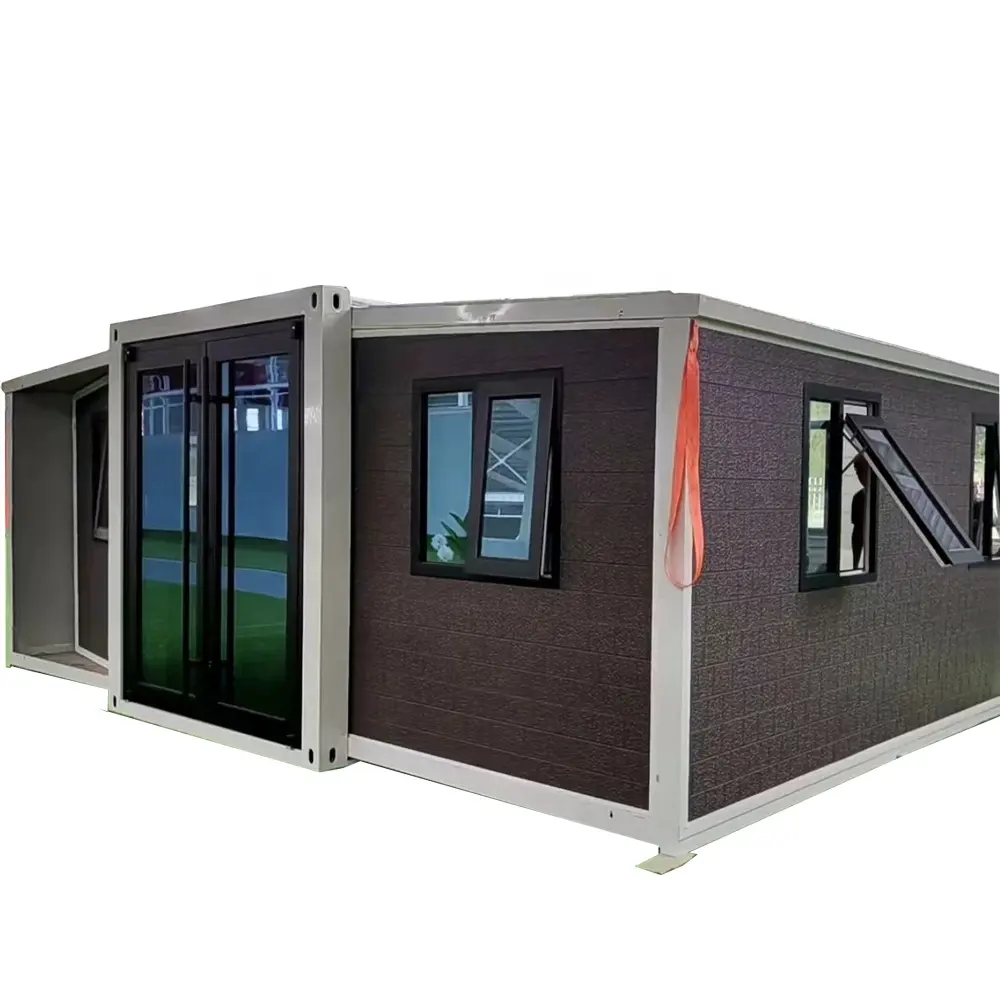 20ft 40 Kant En Klaar Gemaakt Luxe Decoratie Meubelen Interieur Container Huis Met Lichte Stalen Structuur Frame Voor Woningbouw